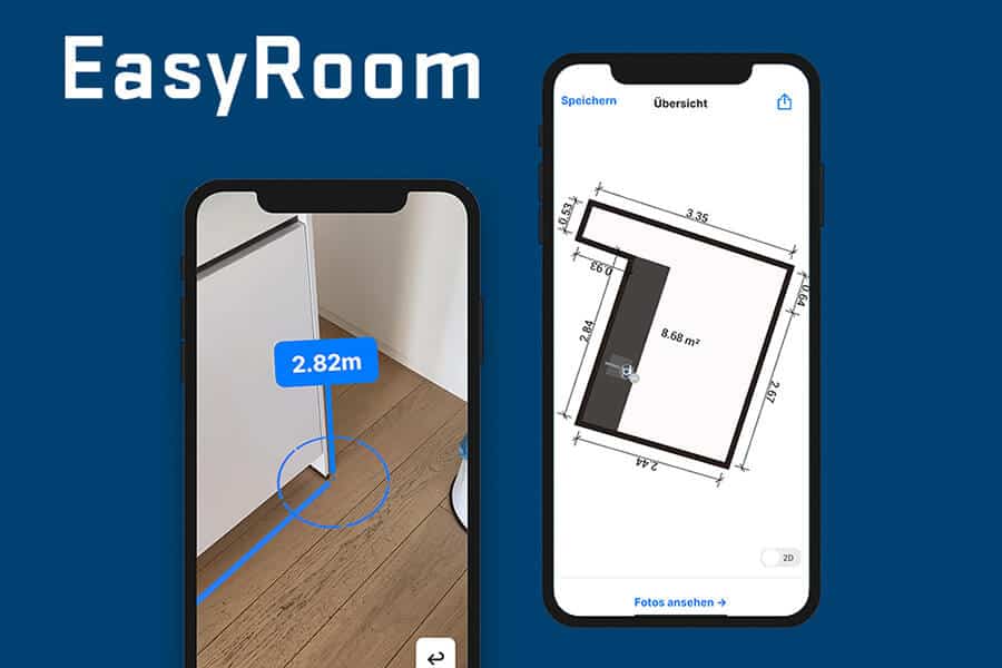 easy room aufmaß app